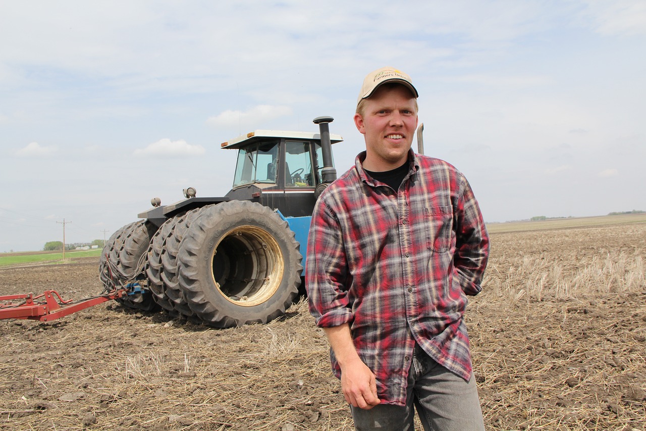 some stock image of a farmer